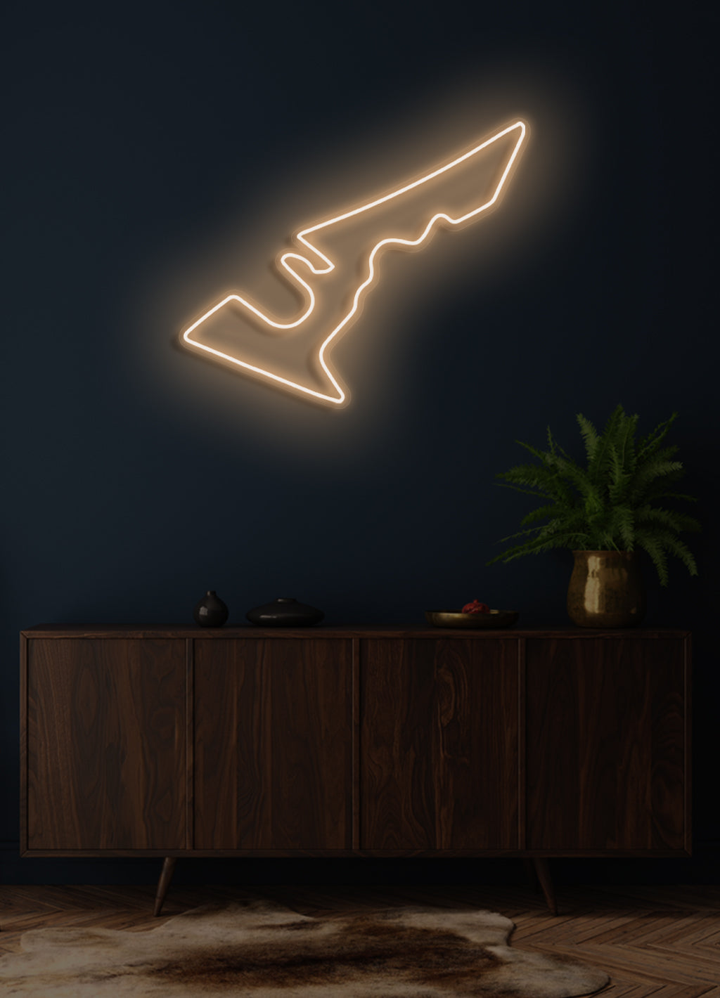 F1-Rennstrecke Circuit Of The Americas – LED-Neon-Schirm