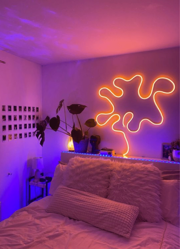 RGB WiFi Neonstreifen - 3 Meter m. Farveskift