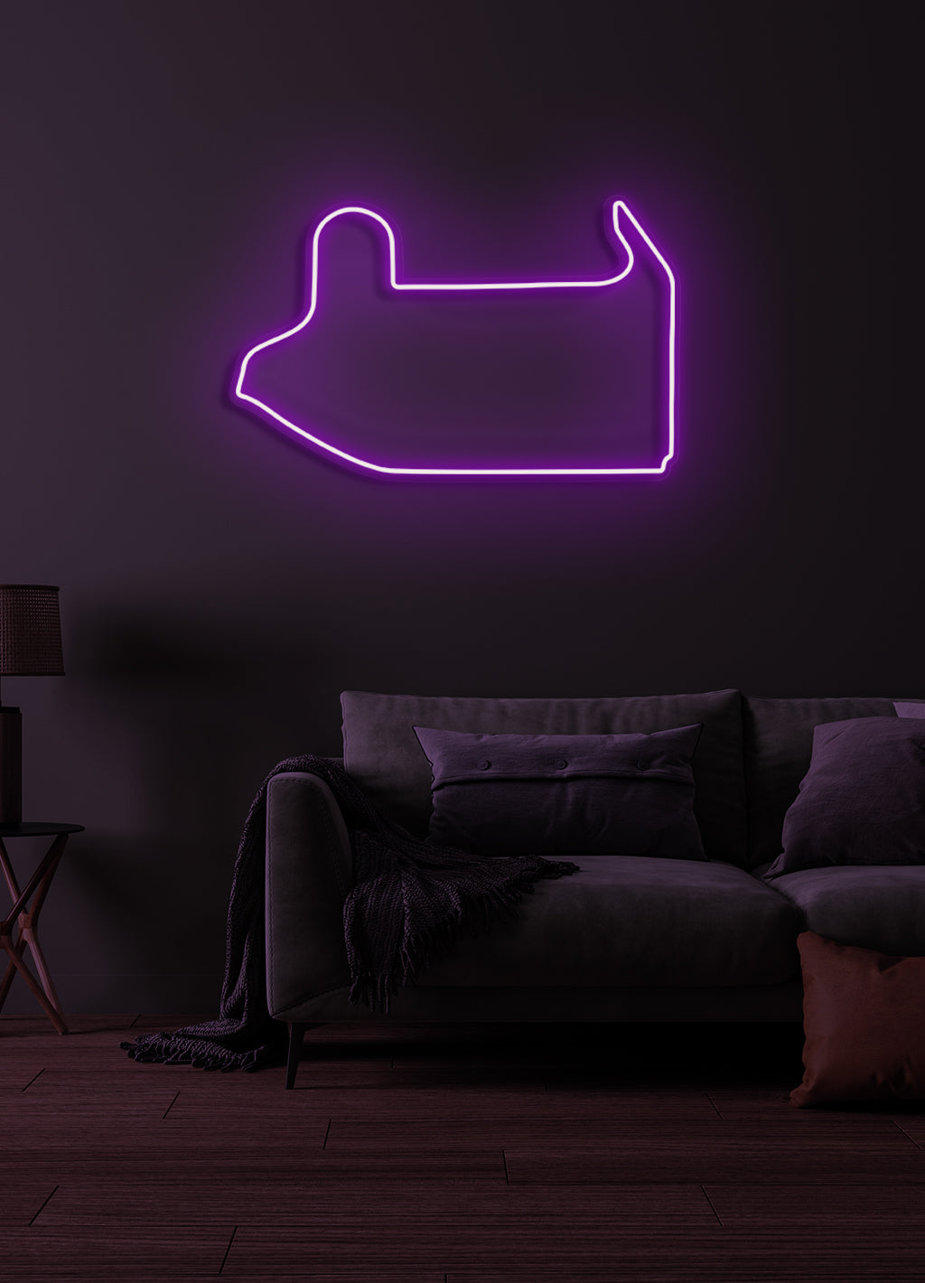F1 Las Vegas Street Circuit - LED-Neon-Schirm