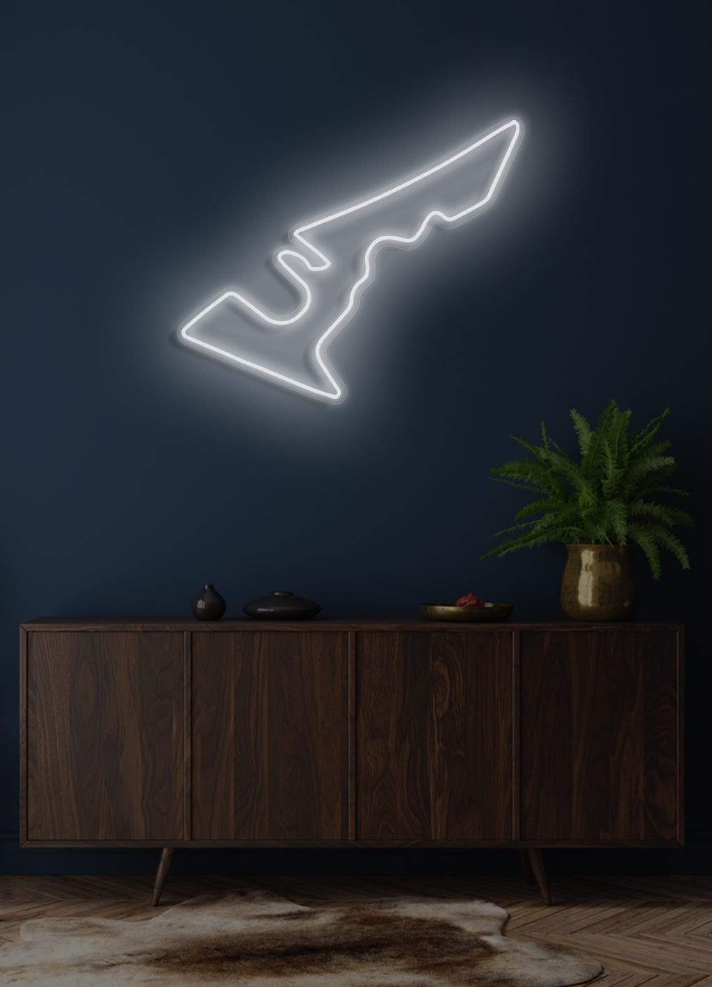 F1-Rennstrecke Circuit Of The Americas – LED-Neon-Schirm