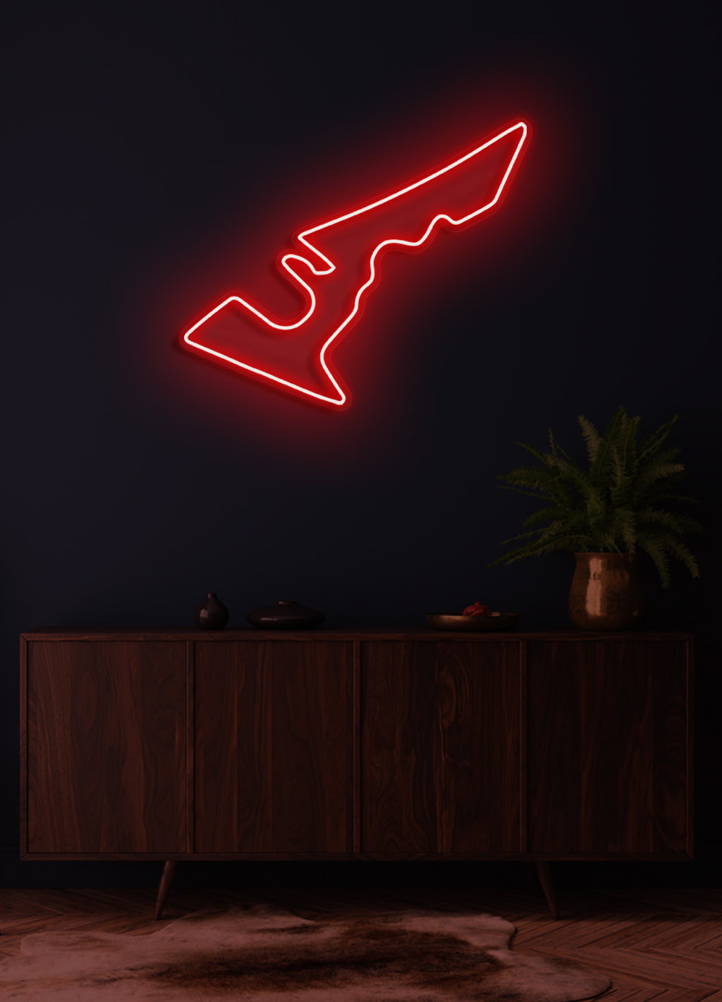 F1-Rennstrecke Circuit Of The Americas – LED-Neon-Schirm