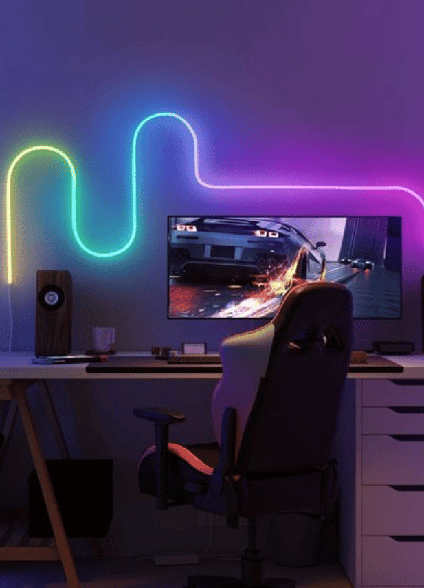 RGB WiFi Neonstreifen - 3 Meter m. Farveskift