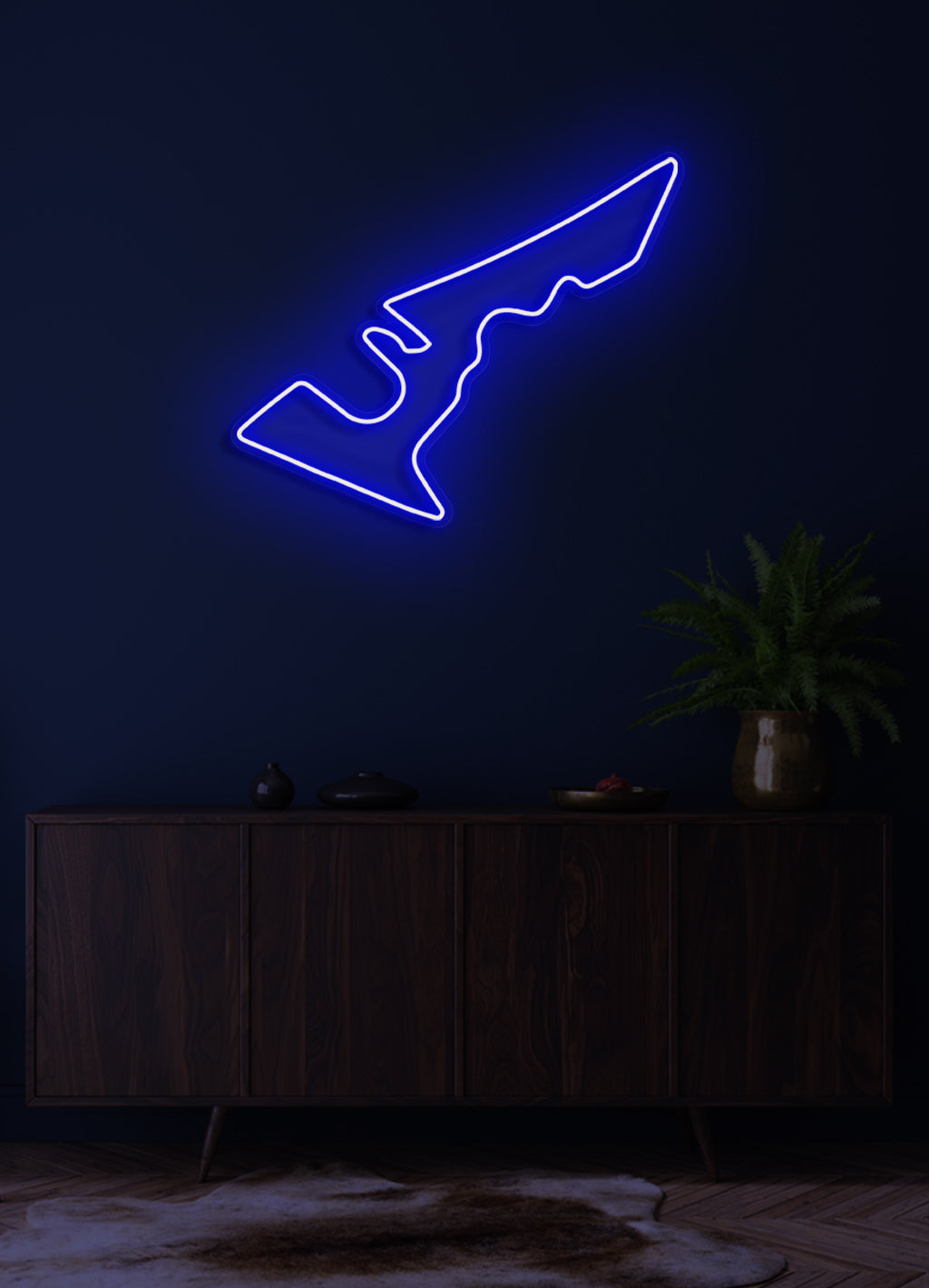 F1-Rennstrecke Circuit Of The Americas – LED-Neon-Schirm