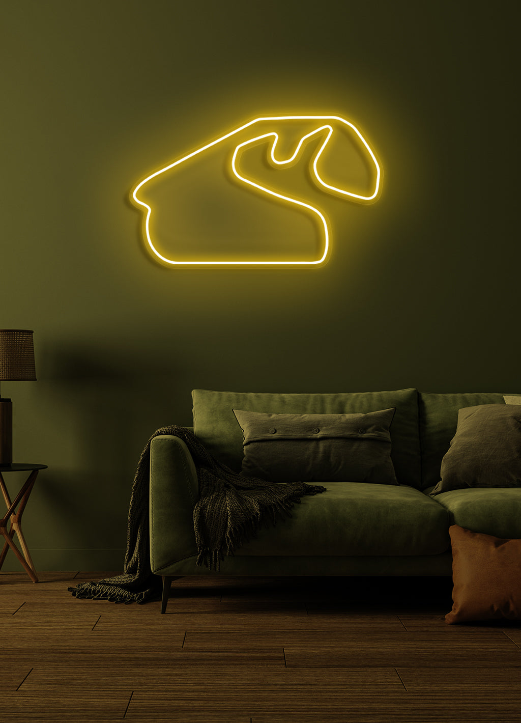F1-Rennstrecke Autodromo Jose Carlos Pace – LED-Neon-Schirm