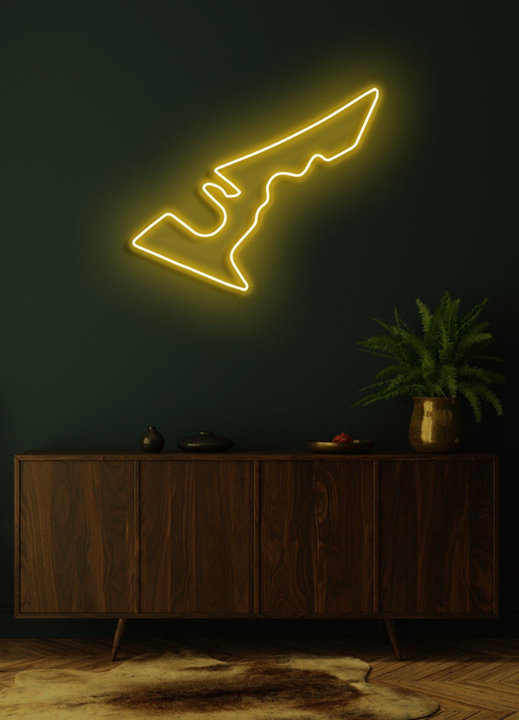F1-Rennstrecke Circuit Of The Americas – LED-Neon-Schirm