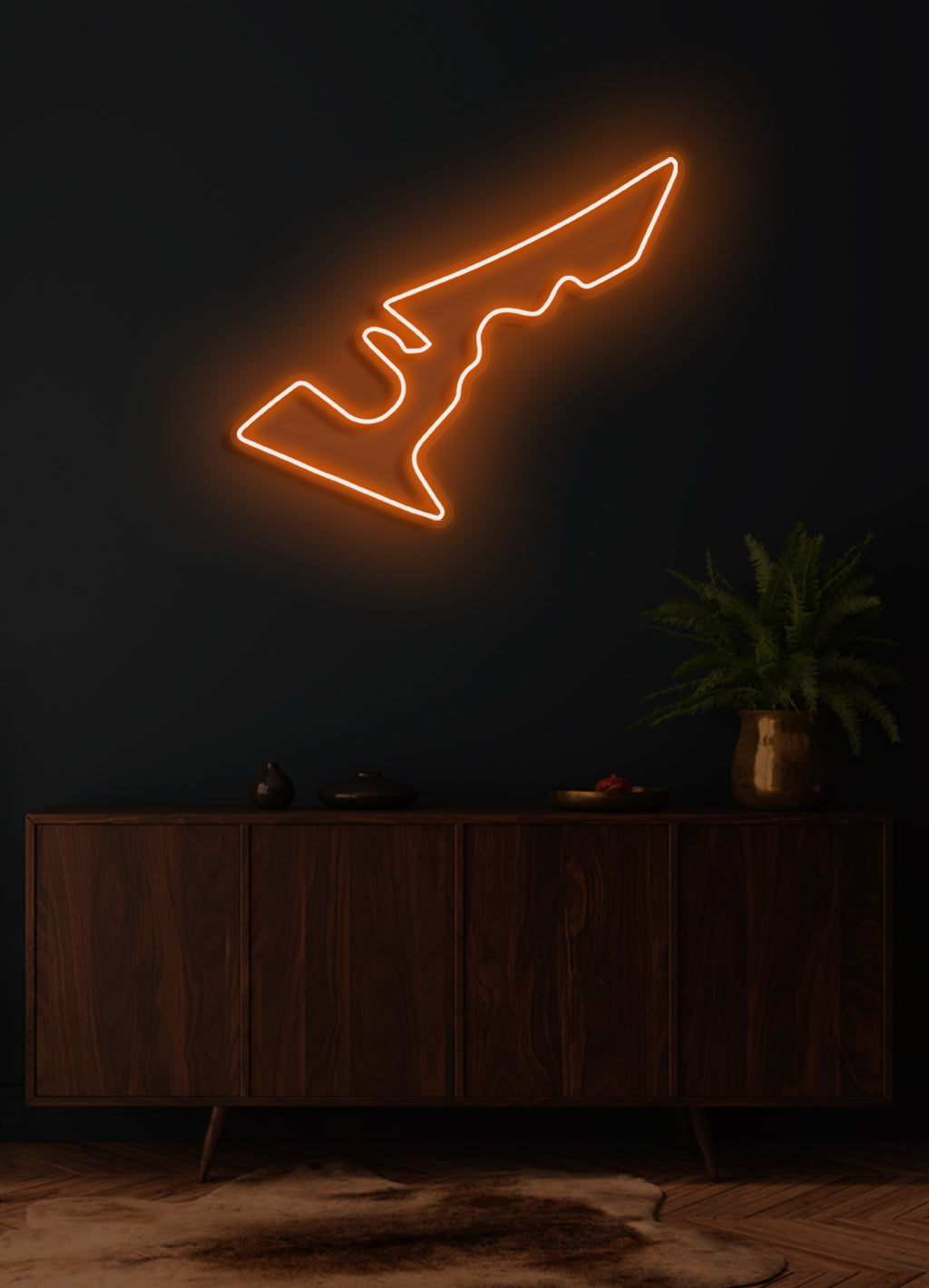 F1-Rennstrecke Circuit Of The Americas – LED-Neon-Schirm