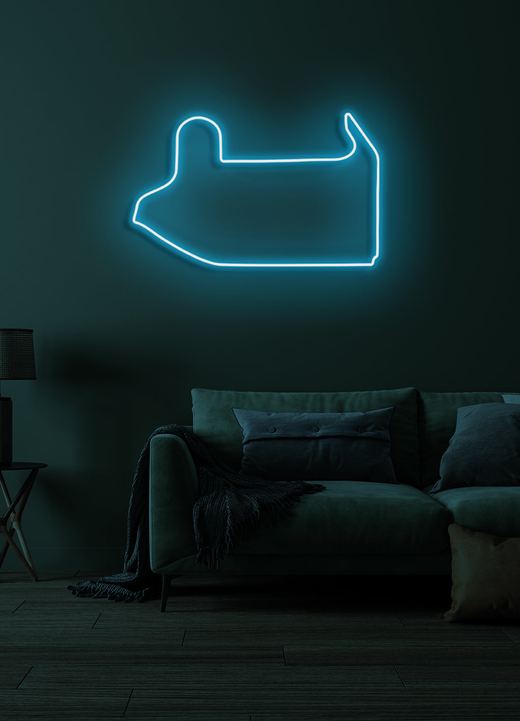 F1 Las Vegas Street Circuit - LED-Neon-Schirm