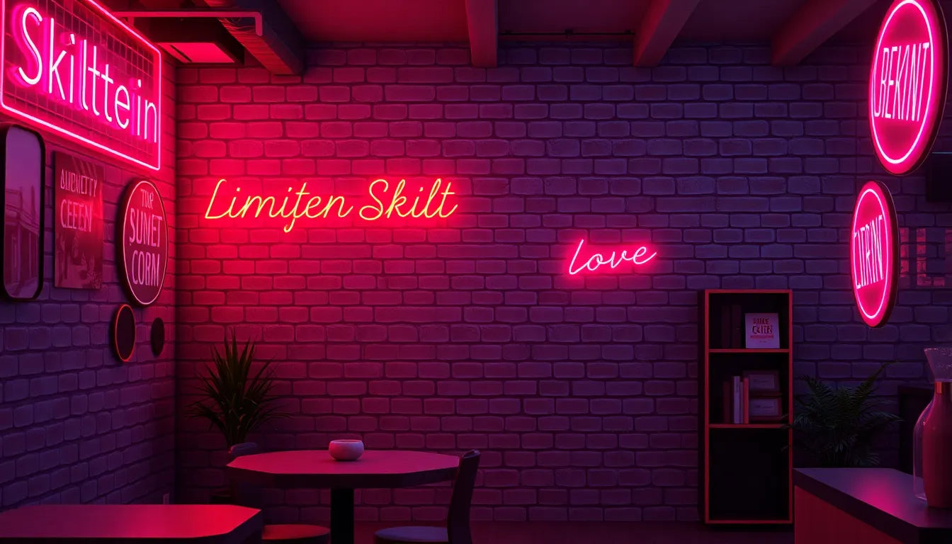 neon skilt til budgetvenlige priser uden at gå på kompromis med kvaliteten - Illustration