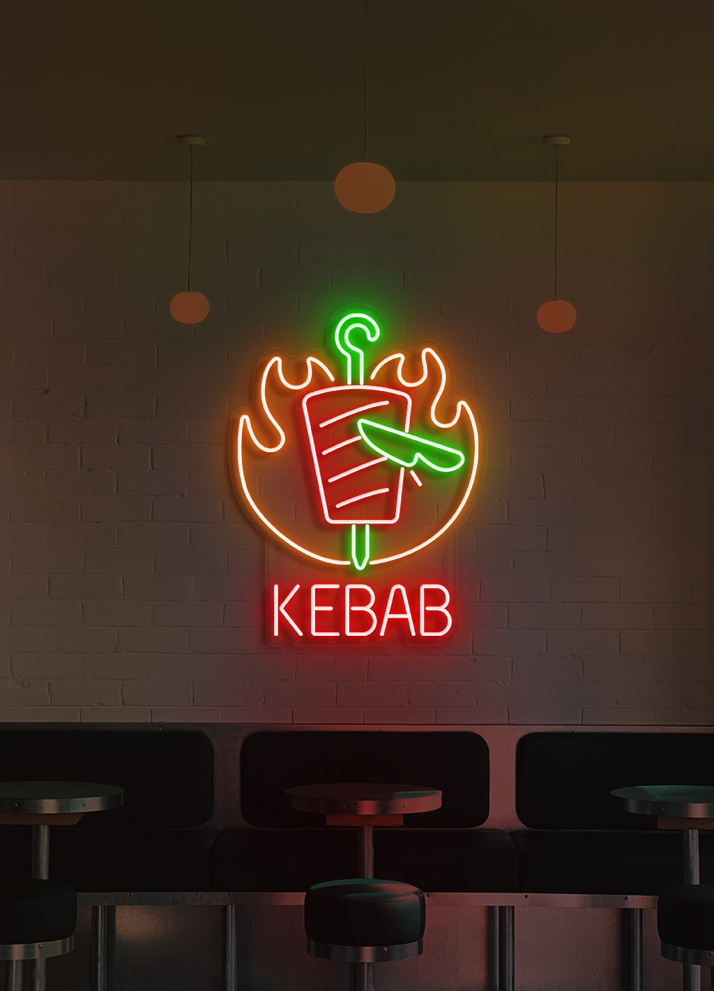 Kebab - LED Neondecke