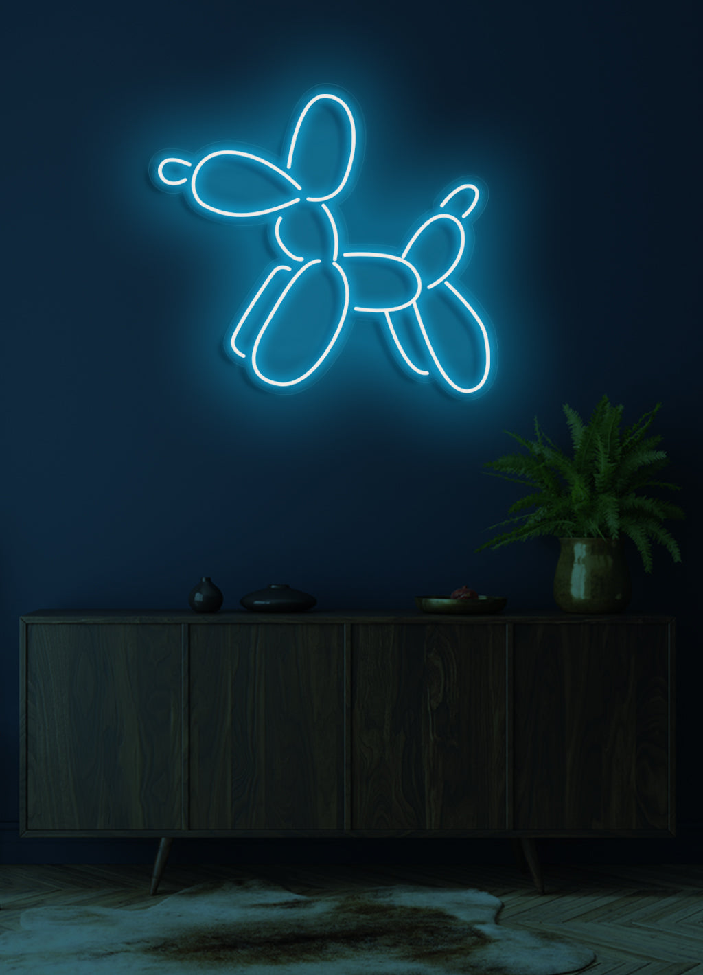 Ballon dog - LED Neon skilt