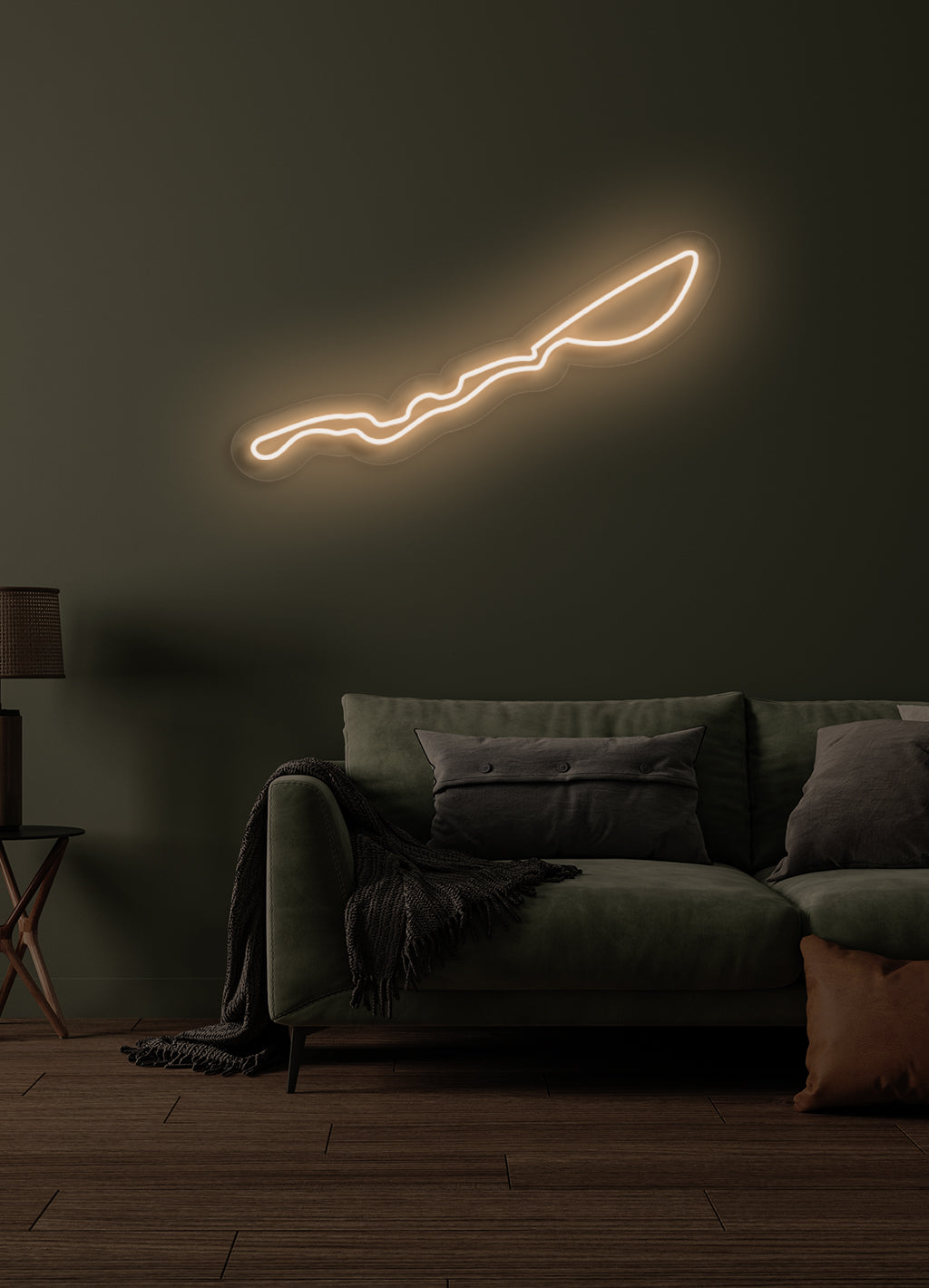 F1 Jeddah Corniche Circuit Rennstrecke - LED Neon-Schirm