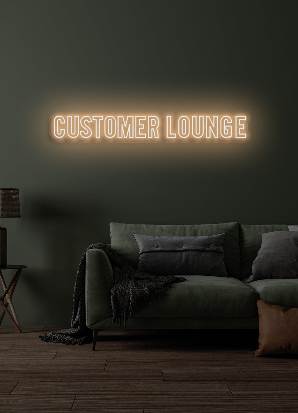 Kundenlounge - LED Neonbeleuchtung