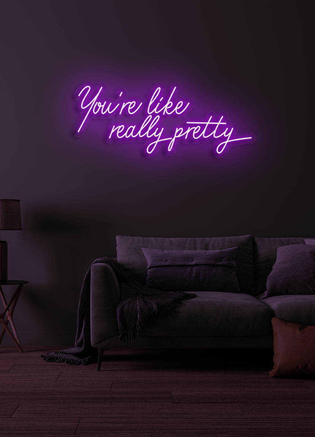 Du bist so hübsch - LED Neon Skilt