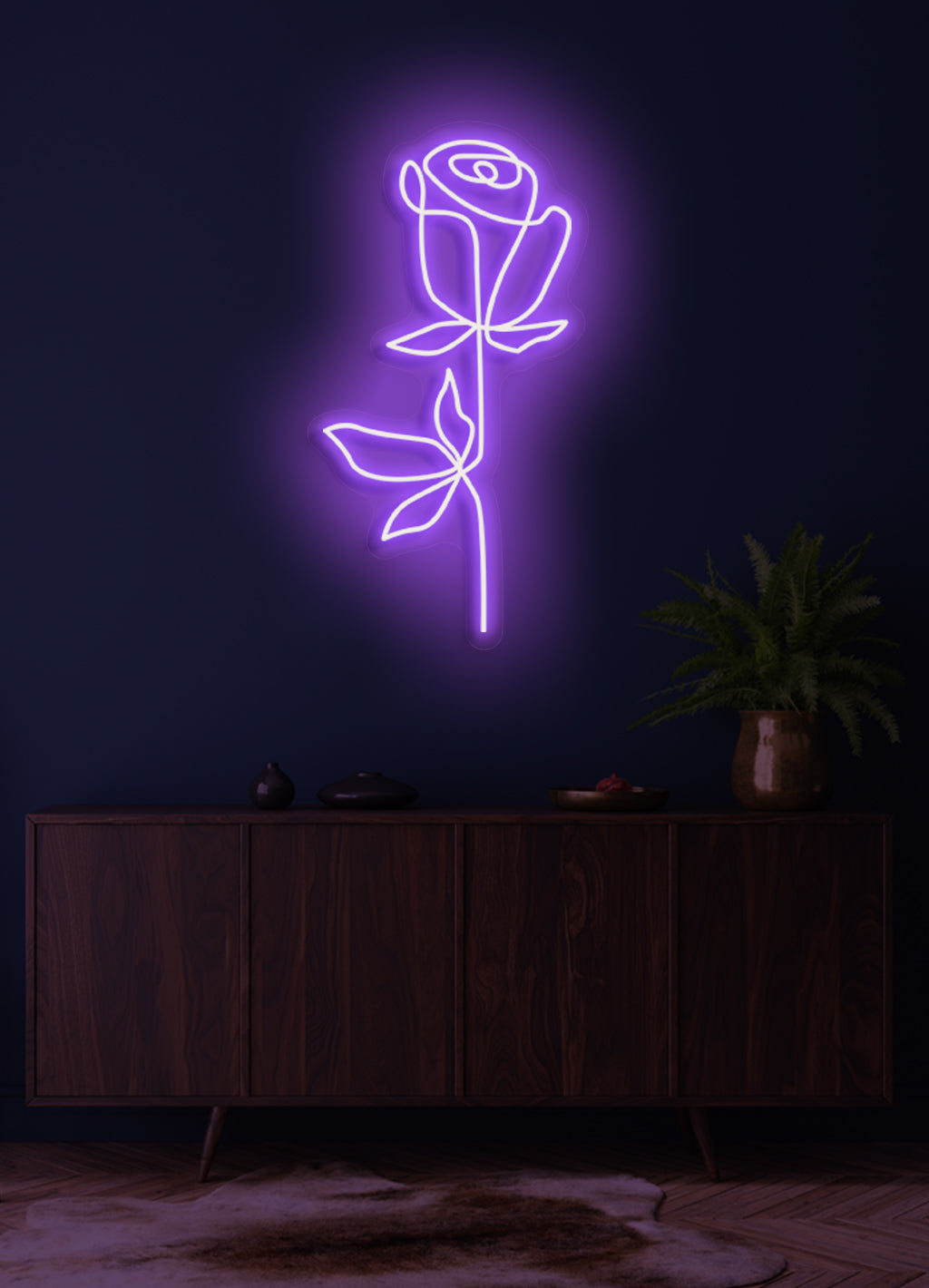 Blume - LED Neonrock