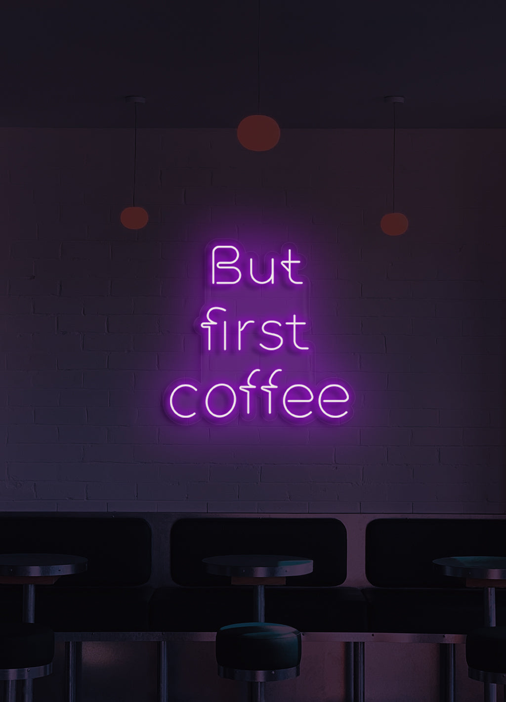 Aber zuerst Kaffee - LED Neon Skilt
