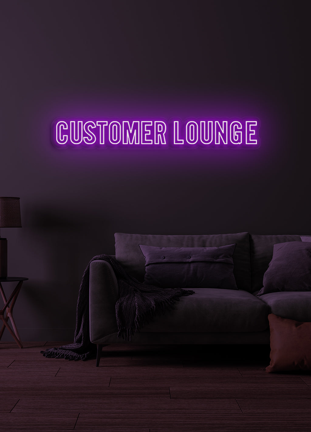 Kundenlounge - LED Neonbeleuchtung