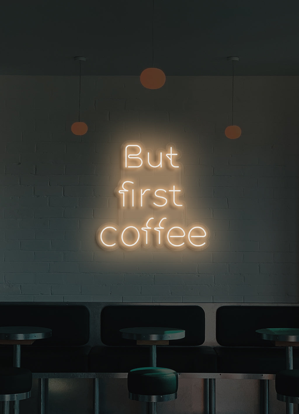 Aber zuerst Kaffee - LED Neon Skilt