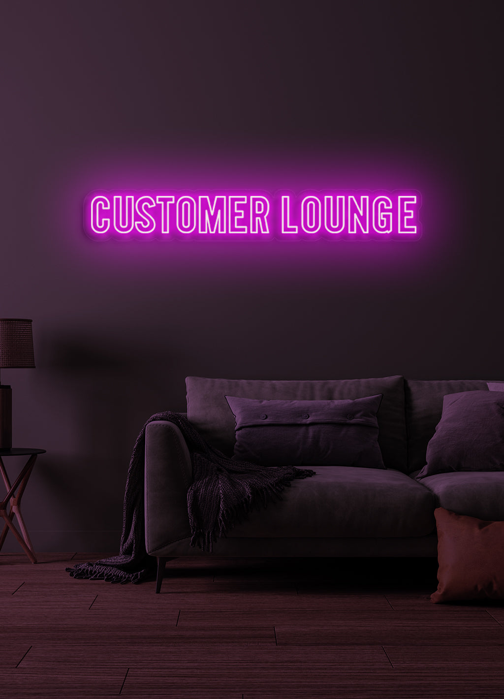 Kundenlounge - LED Neonbeleuchtung
