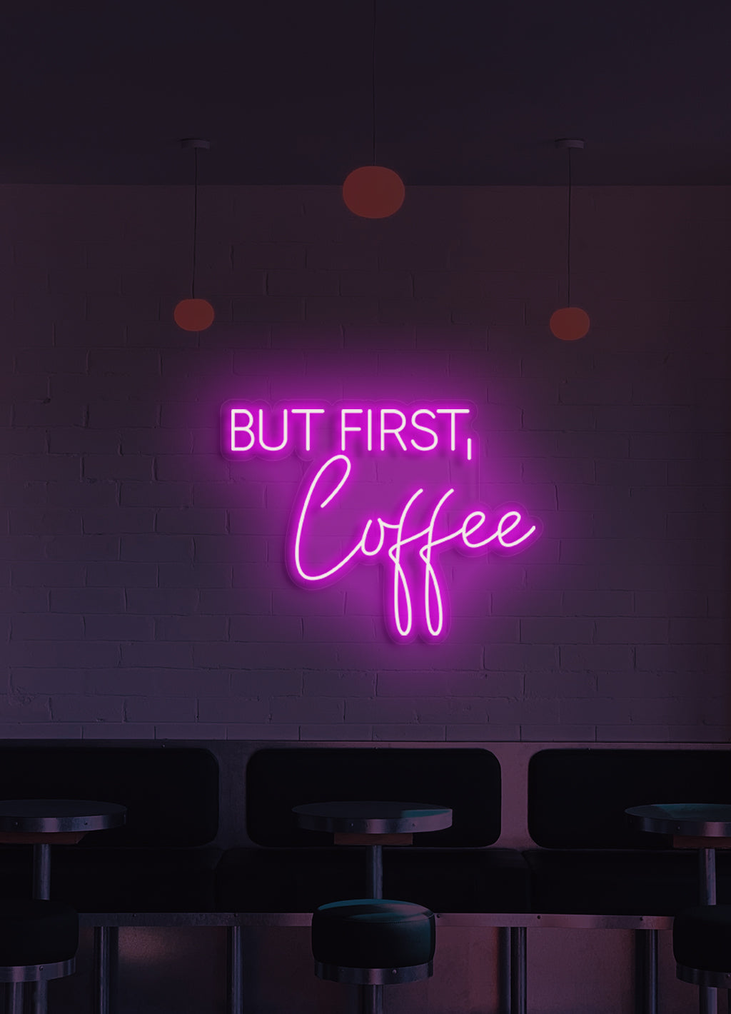 Aber zuerst Kaffee - LED Neon Skilt