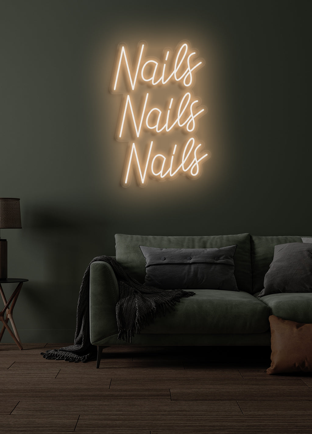 Nails Nails Nails - LED Neon-Schirm