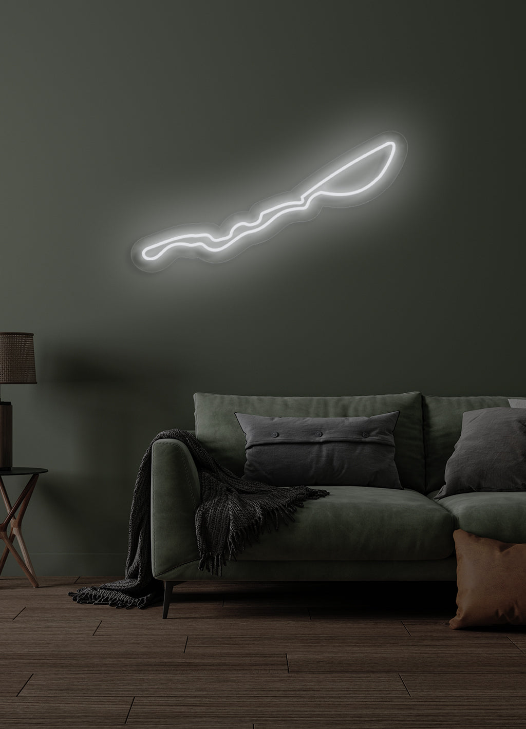 F1 Jeddah Corniche Circuit Rennstrecke - LED Neon-Schirm