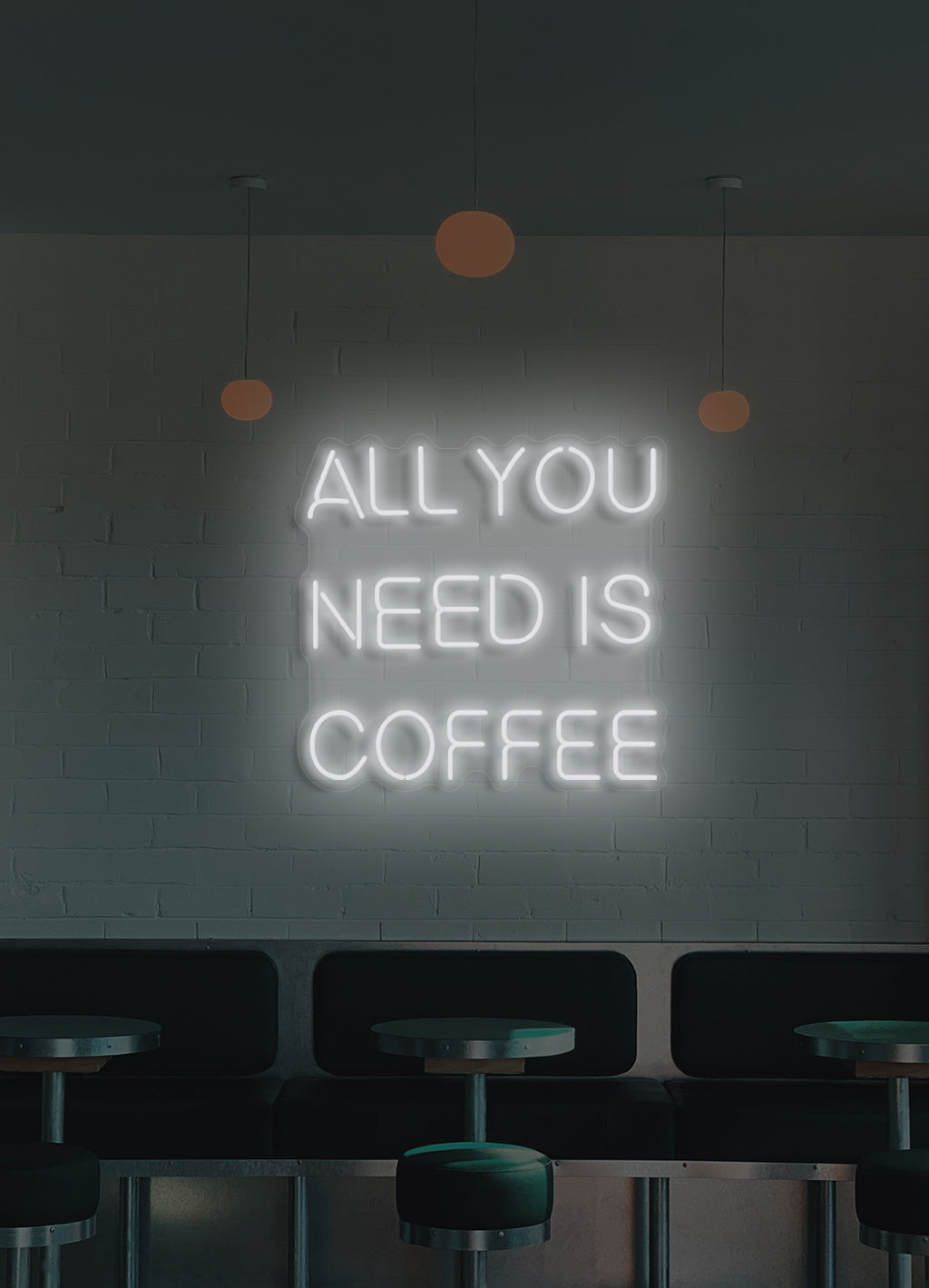 Alles was Sie brauchen ist Kaffee - LED Neon Skit