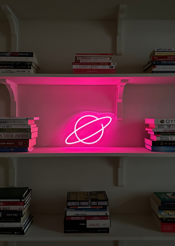 Planet - LED Neon-Schirm