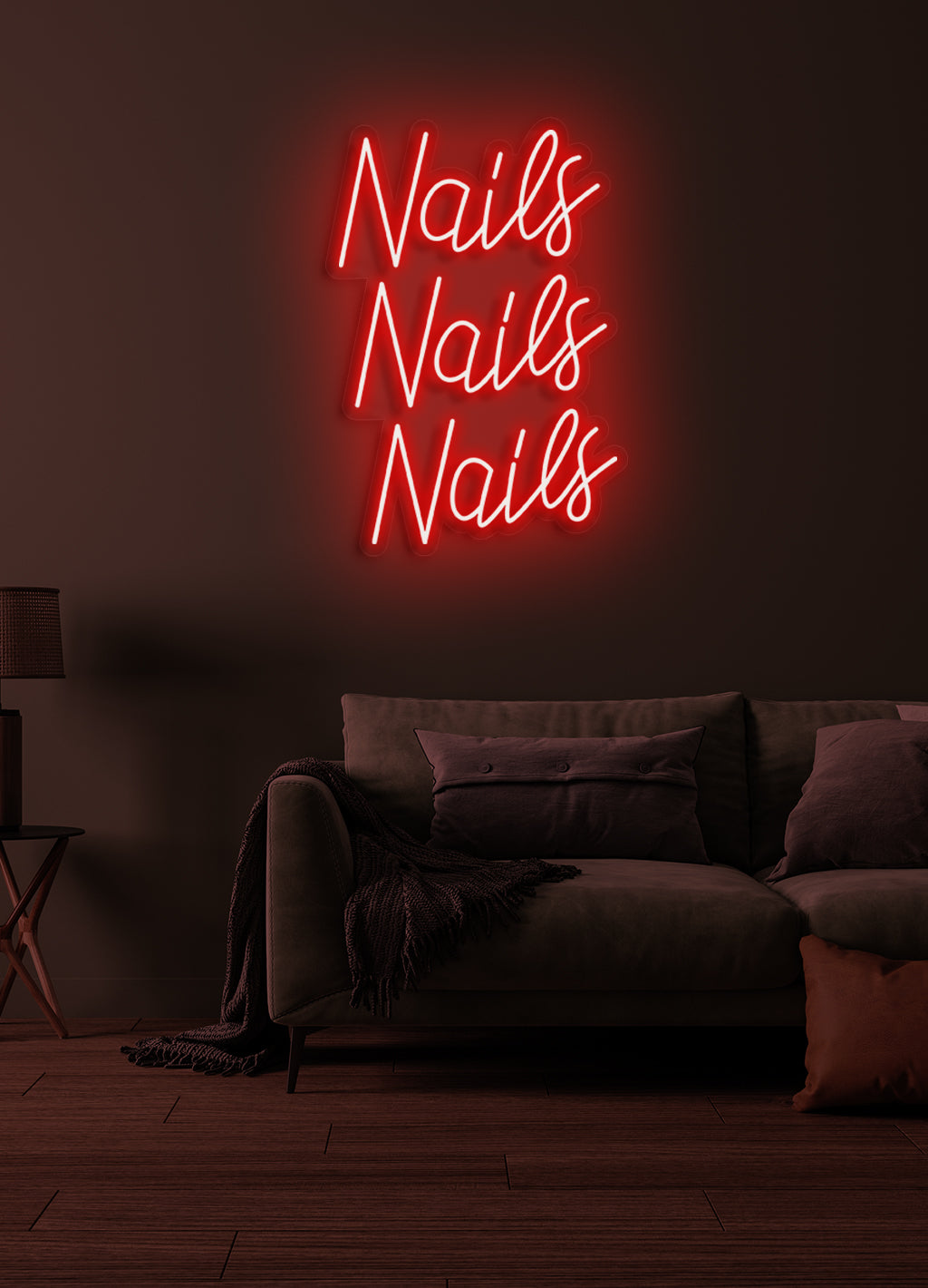 Nails Nails Nails - LED Neon-Schirm