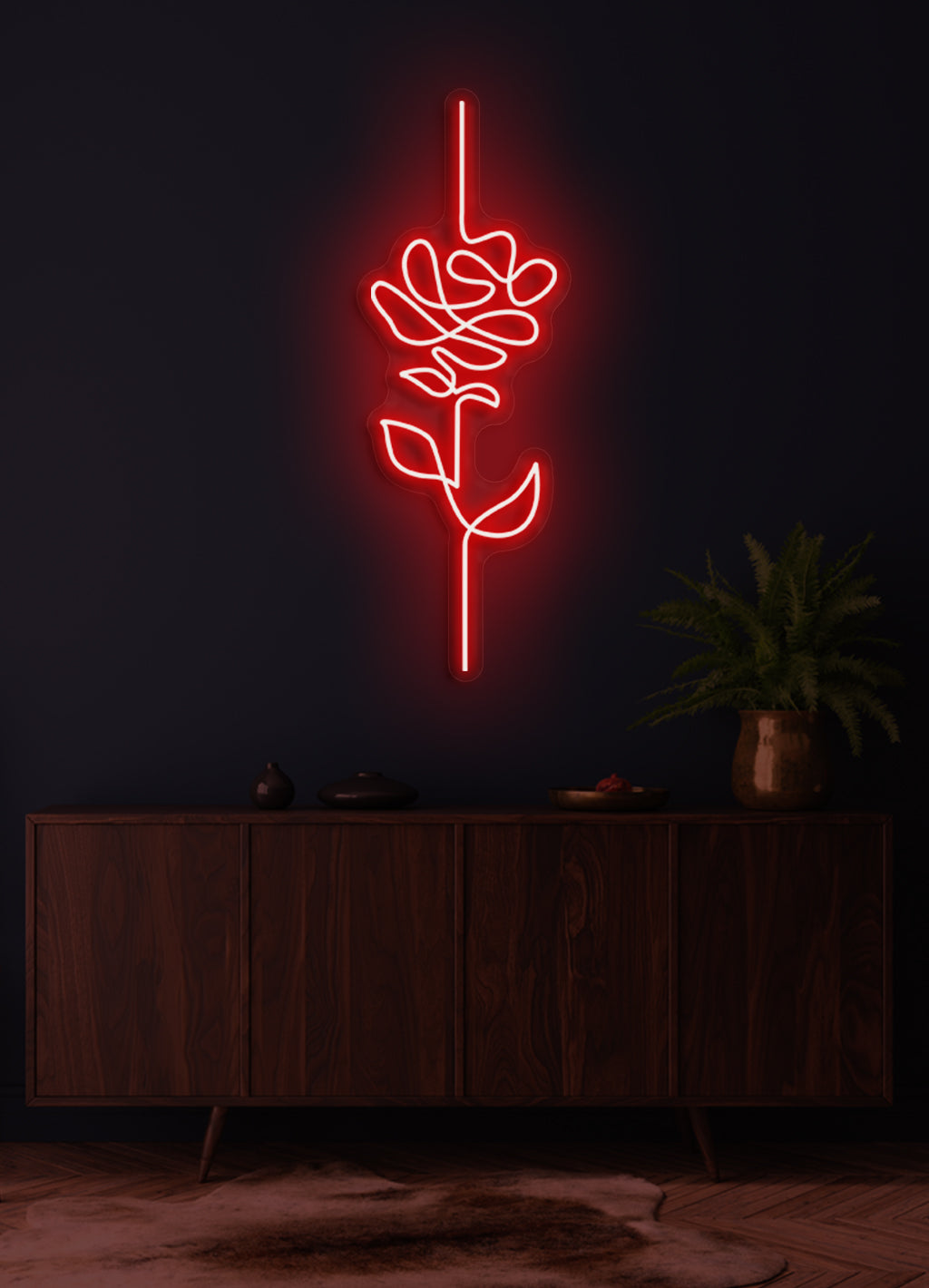 Flower - LED Neon skilt