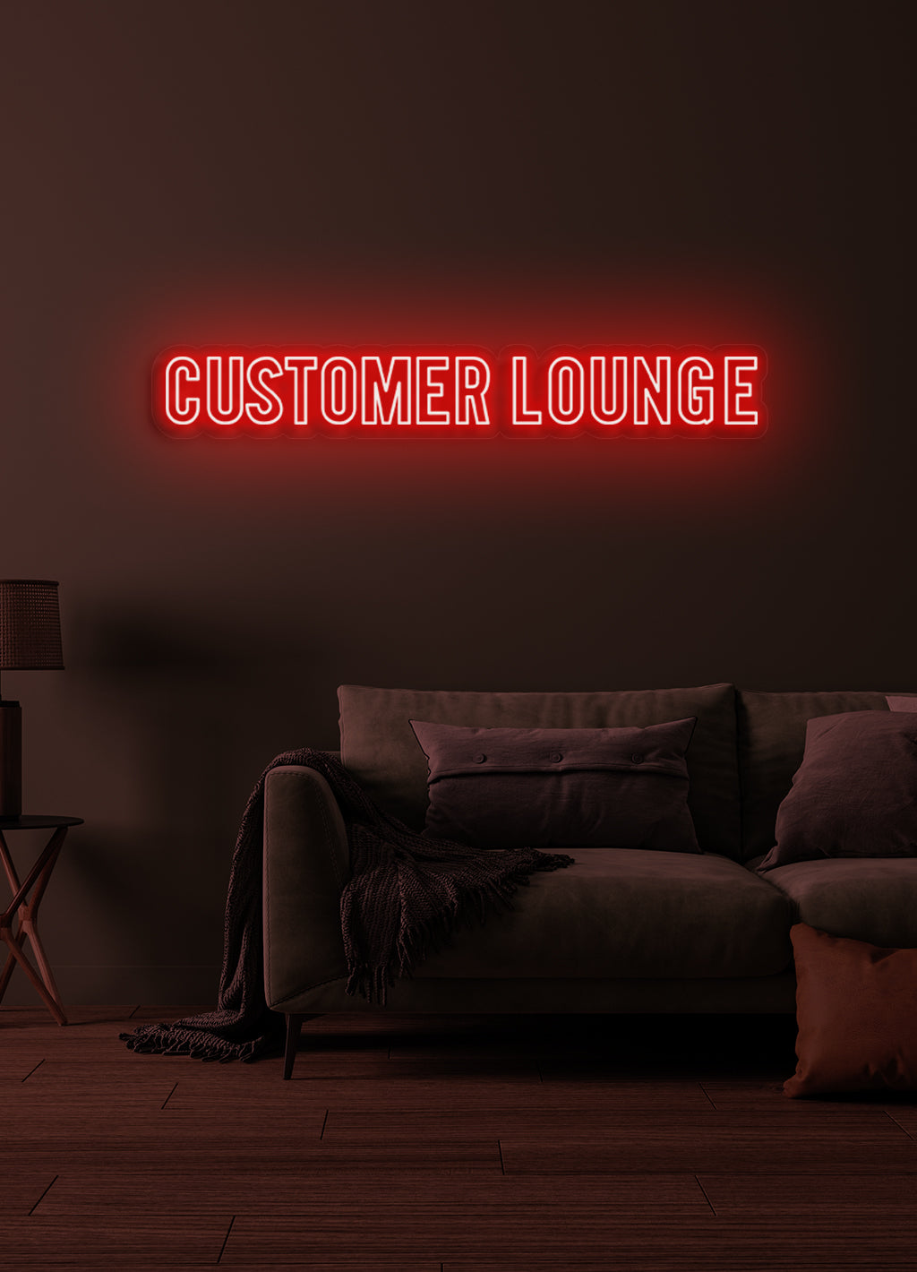 Kundenlounge - LED Neonbeleuchtung