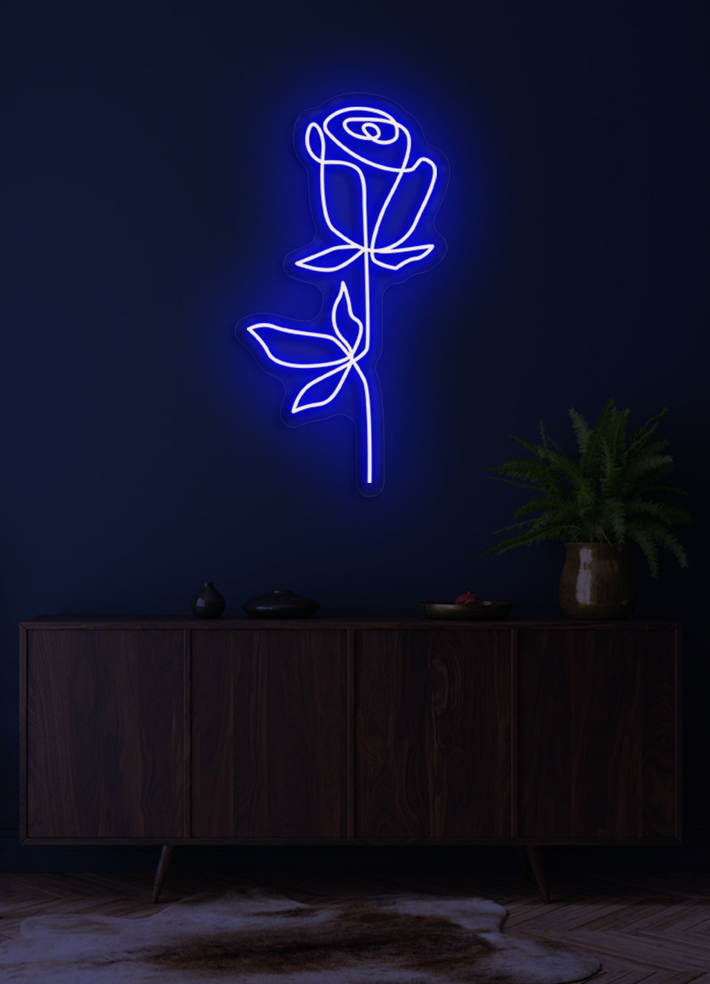 Blume - LED Neonrock