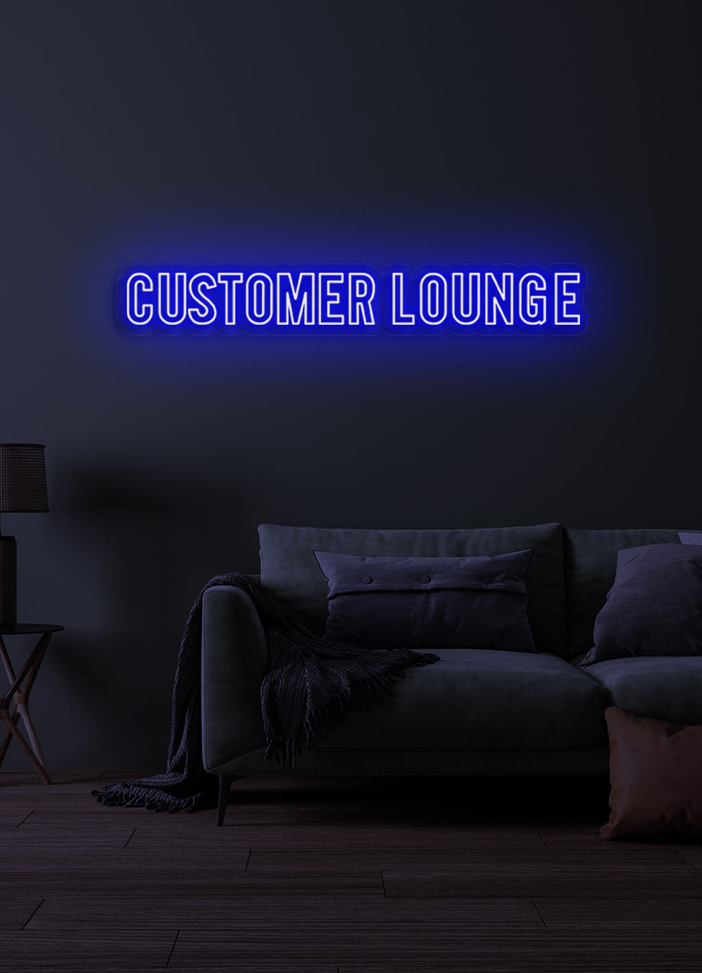 Kundenlounge - LED Neonbeleuchtung