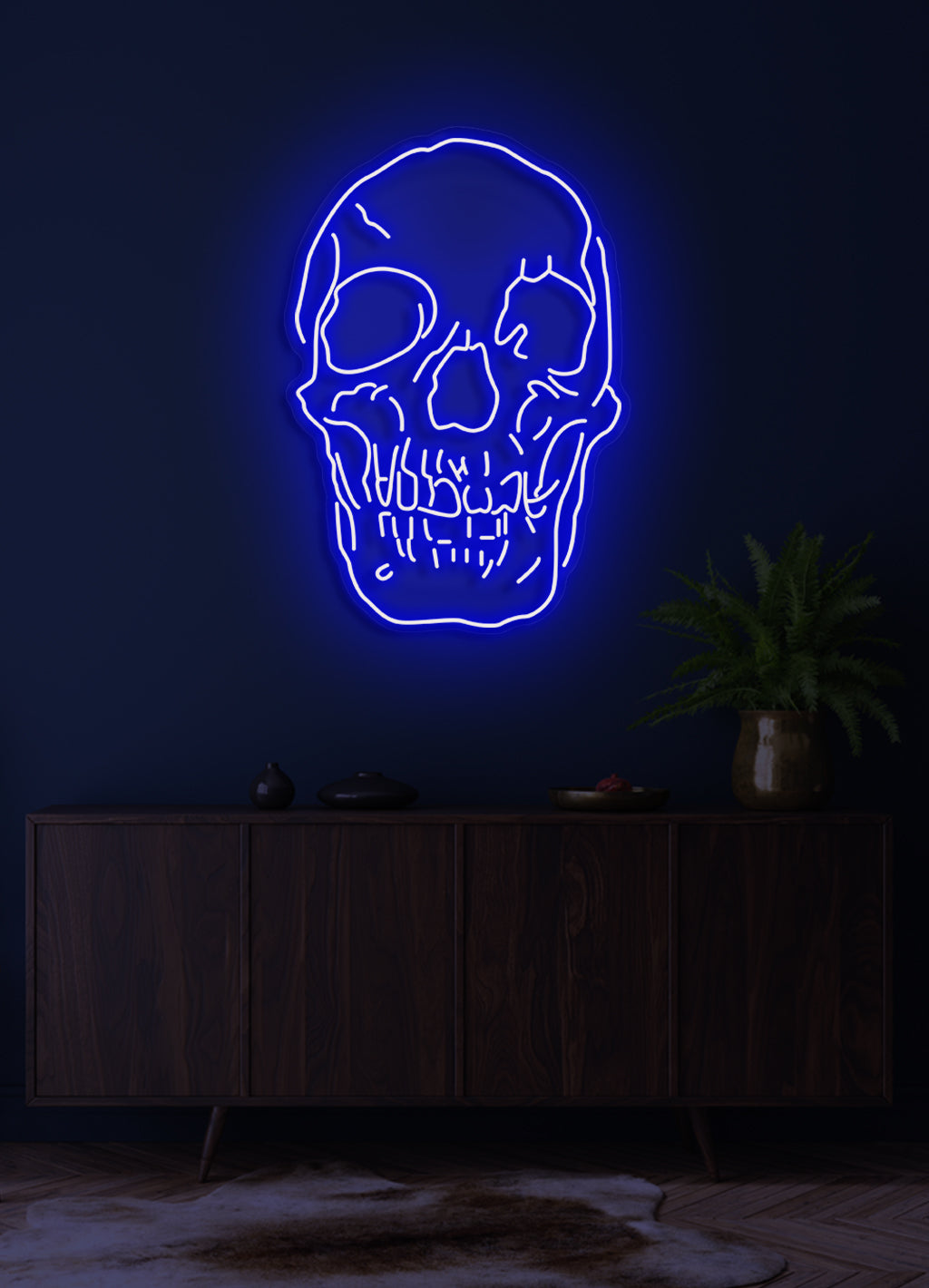 Skull - LED Neon skilt