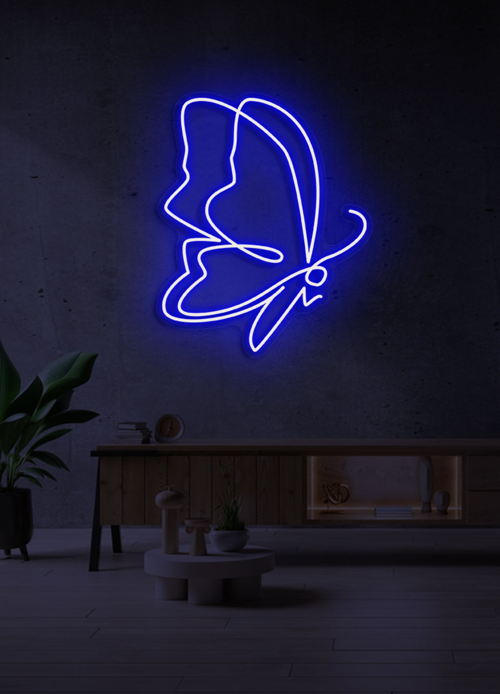 Schmetterling - LED Neonrock