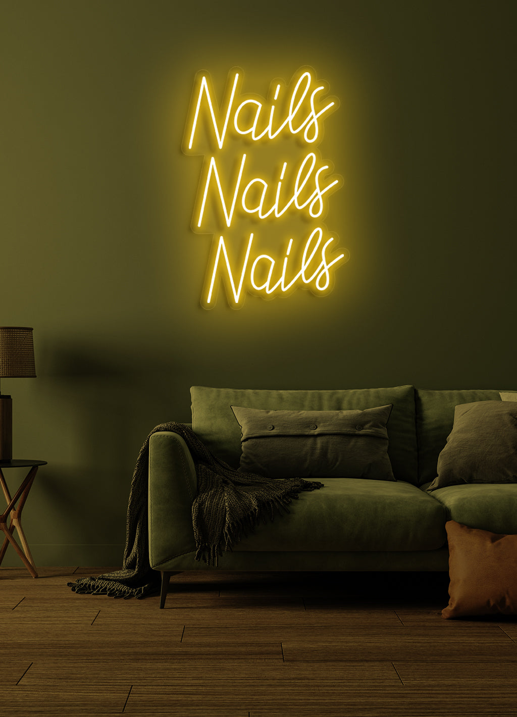 Nails Nails Nails - LED Neon-Schirm