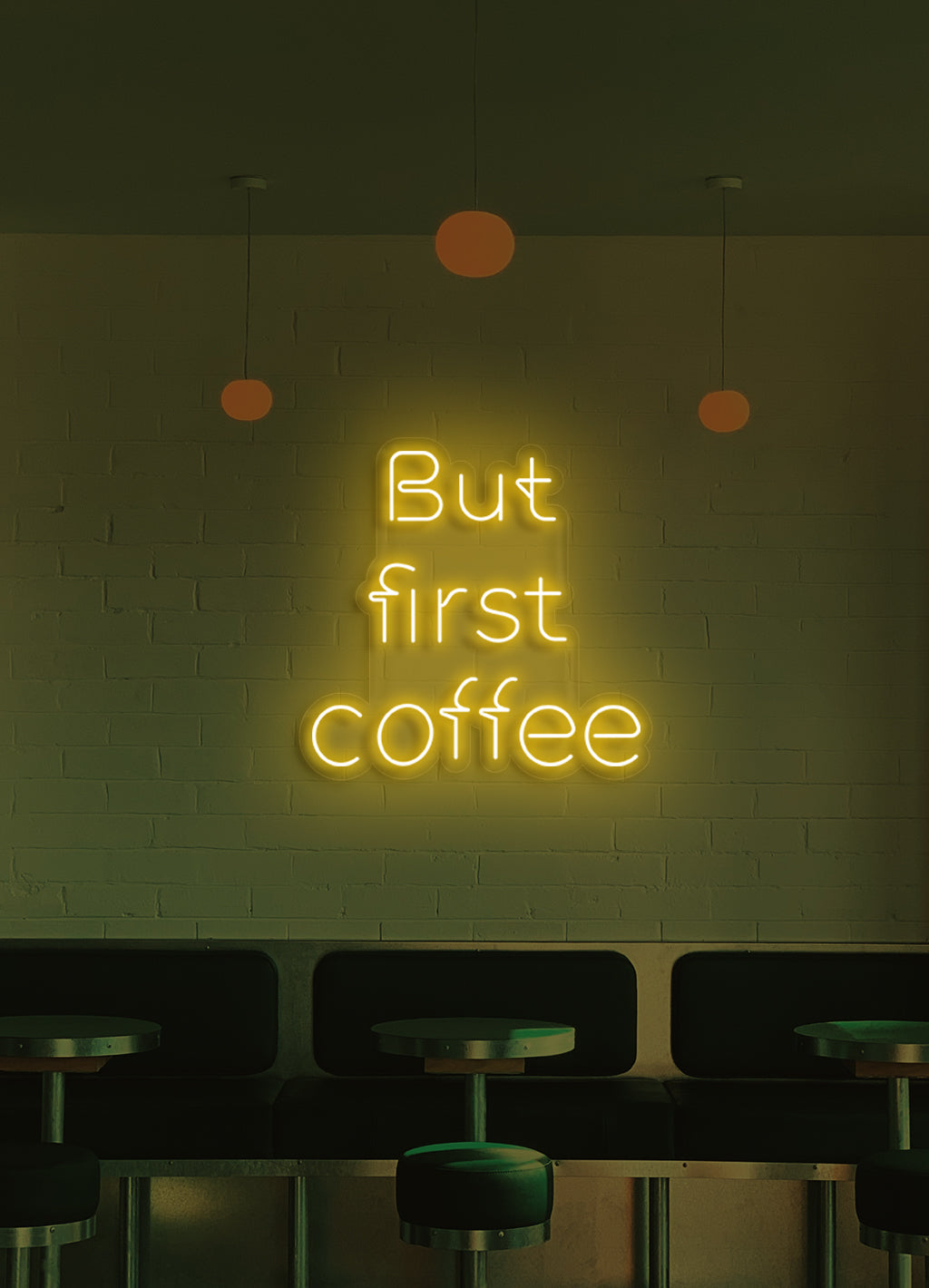 Aber zuerst Kaffee - LED Neon Skilt
