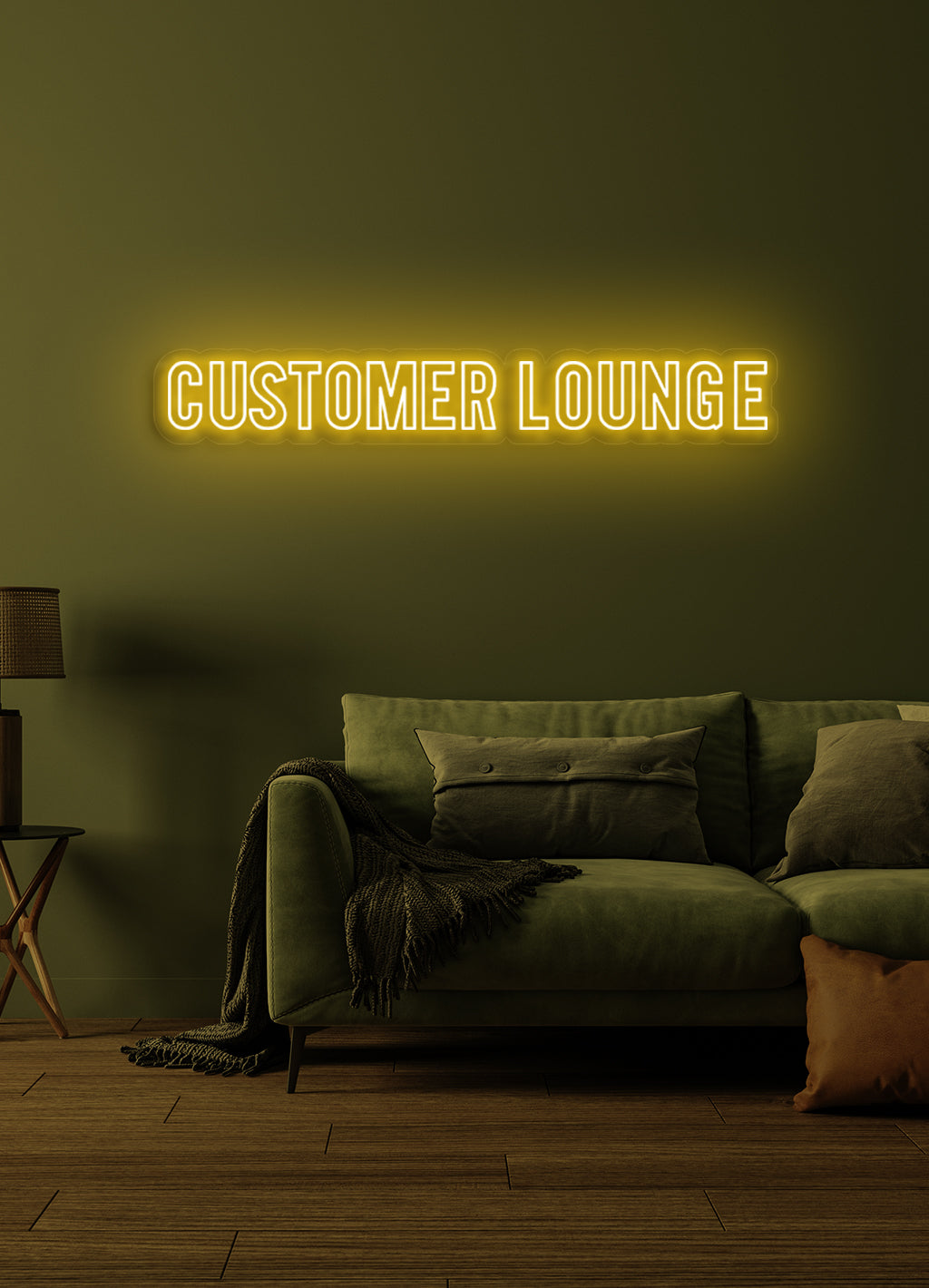 Kundenlounge - LED Neonbeleuchtung