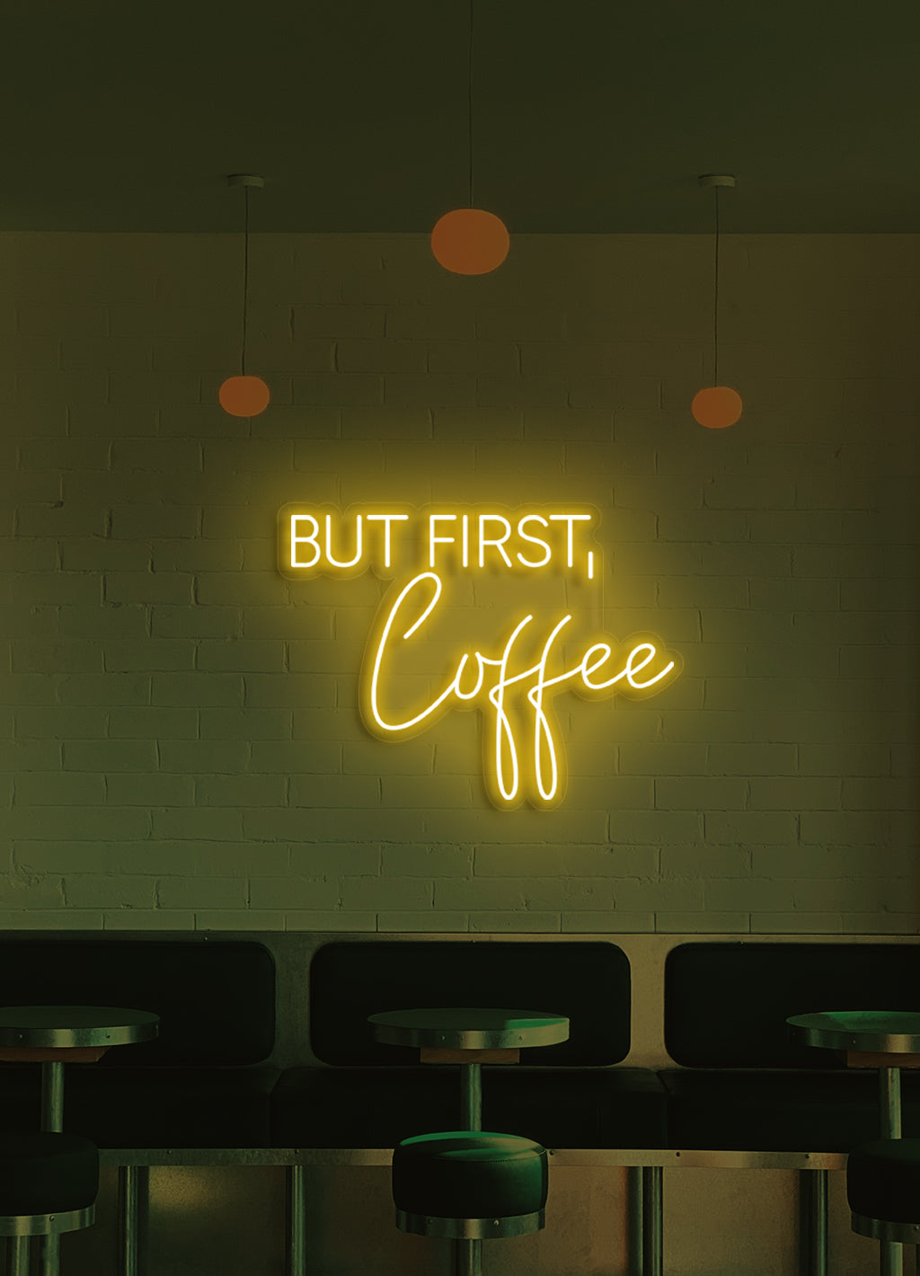 Aber zuerst Kaffee - LED Neon Skilt