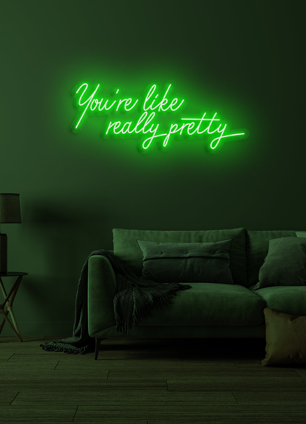 Du bist so hübsch - LED Neon Skilt