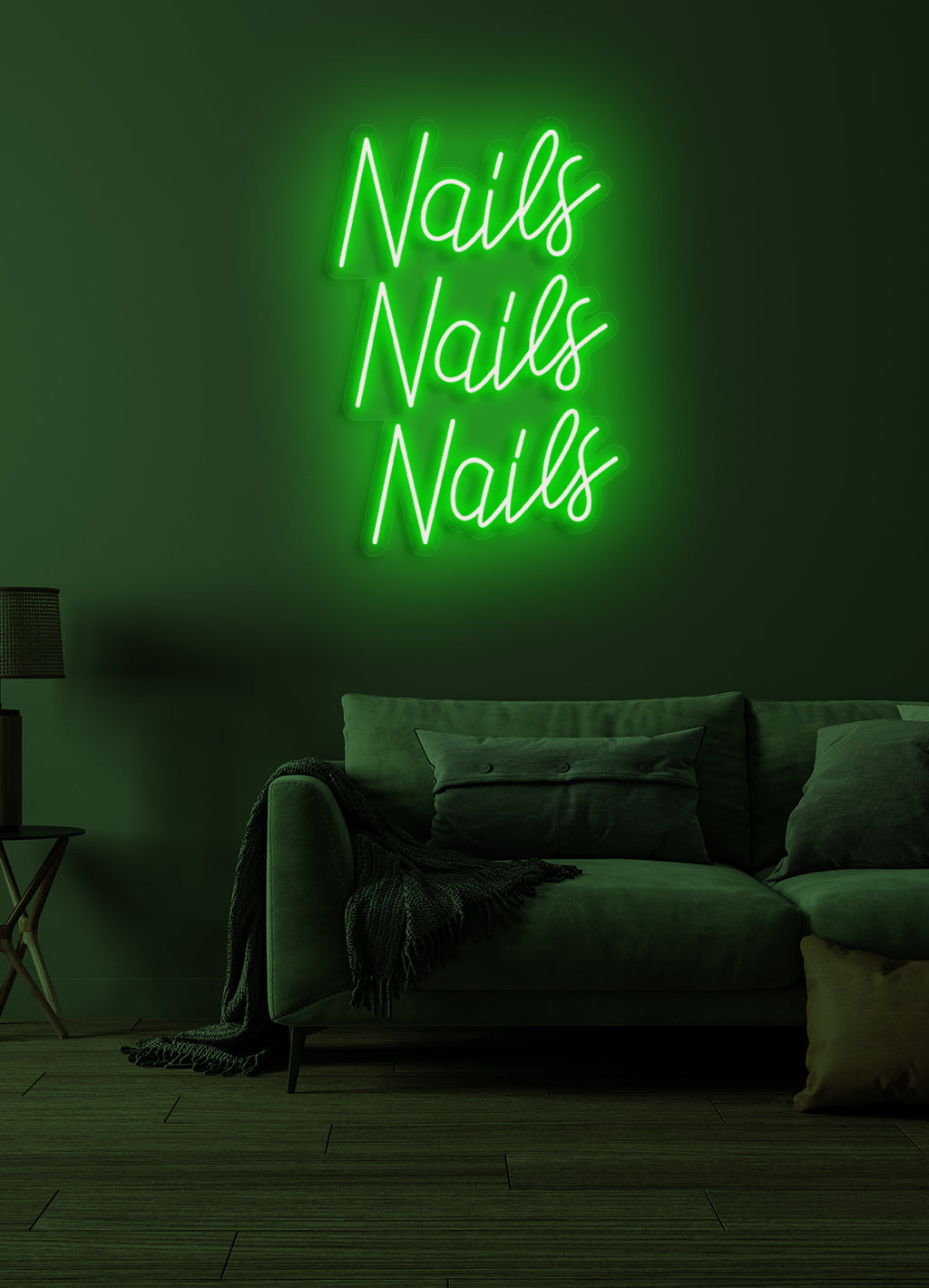 Nails Nails Nails - LED Neon-Schirm