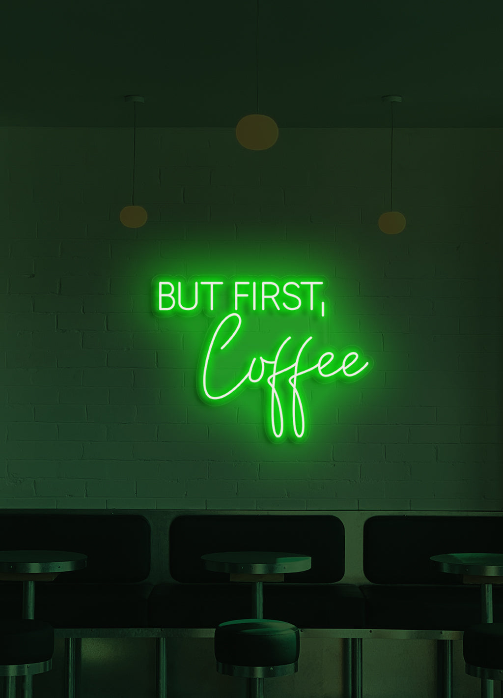 Aber zuerst Kaffee - LED Neon Skilt