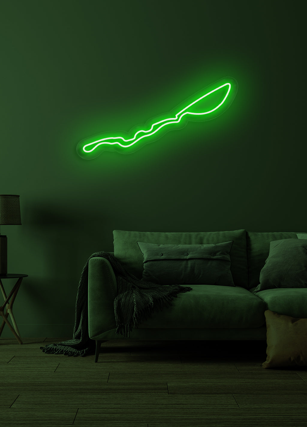 F1 Jeddah Corniche Circuit Rennstrecke - LED Neon-Schirm