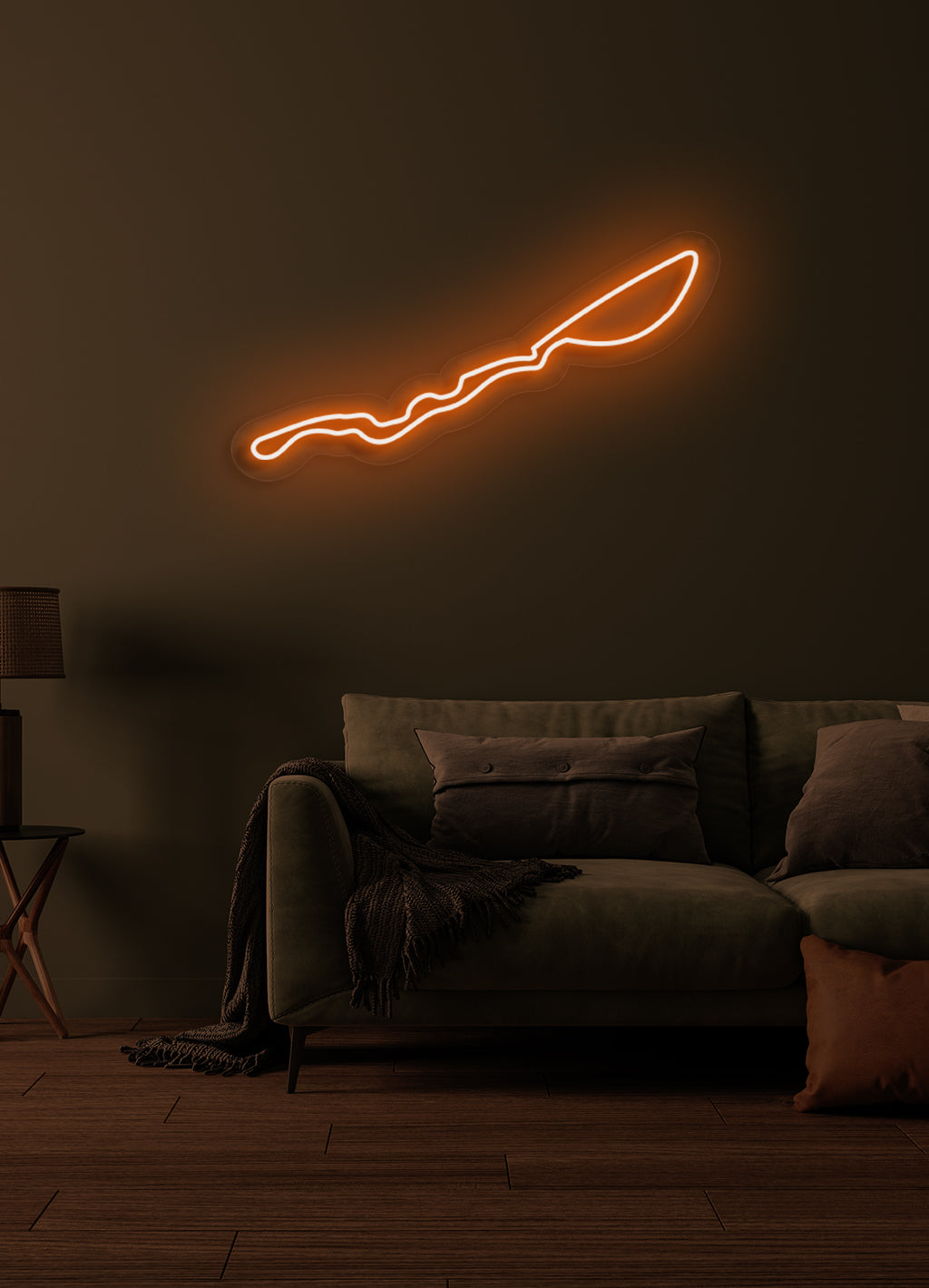 F1 Jeddah Corniche Circuit Rennstrecke - LED Neon-Schirm
