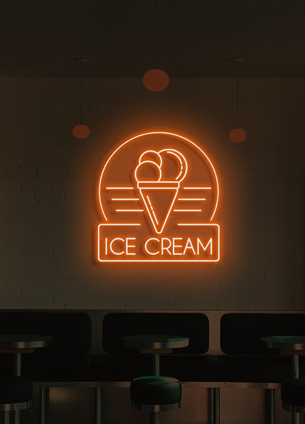 Ice cream - LED Neon skilt