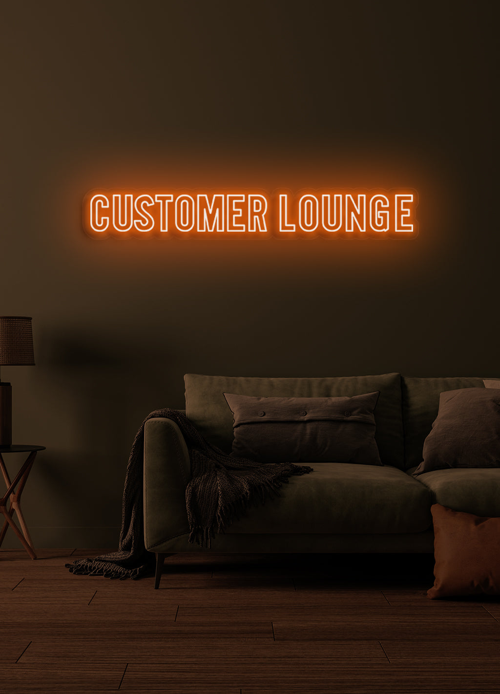 Kundenlounge - LED Neonbeleuchtung