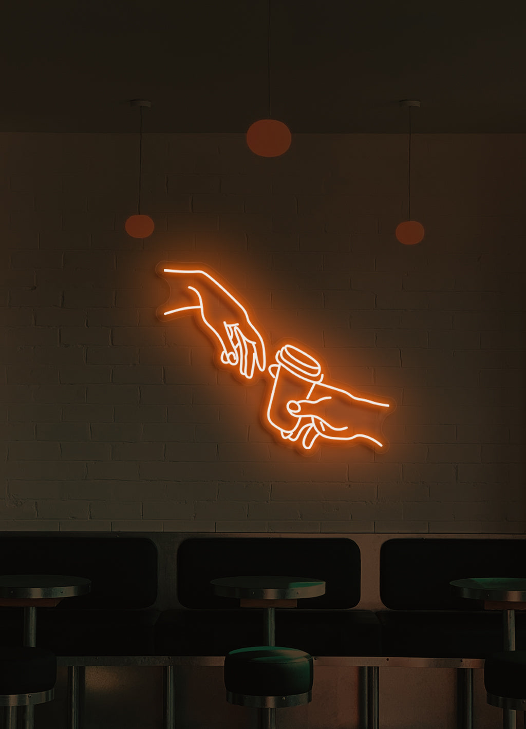 Kaffee trinken - LED Neon Schriftzug