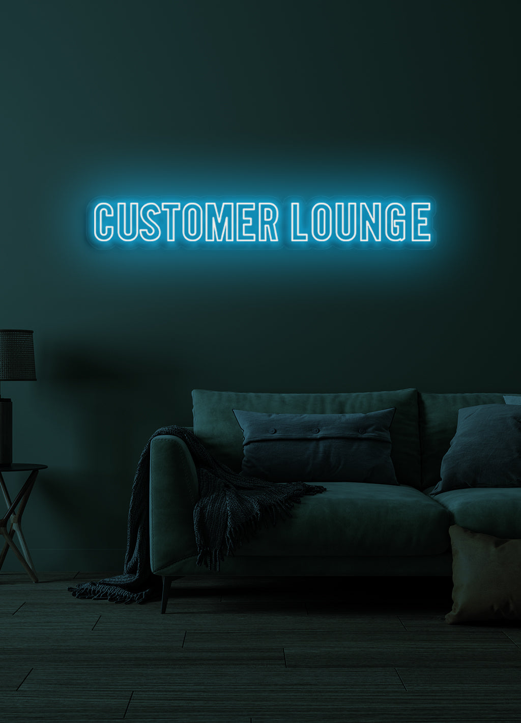Kundenlounge - LED Neonbeleuchtung