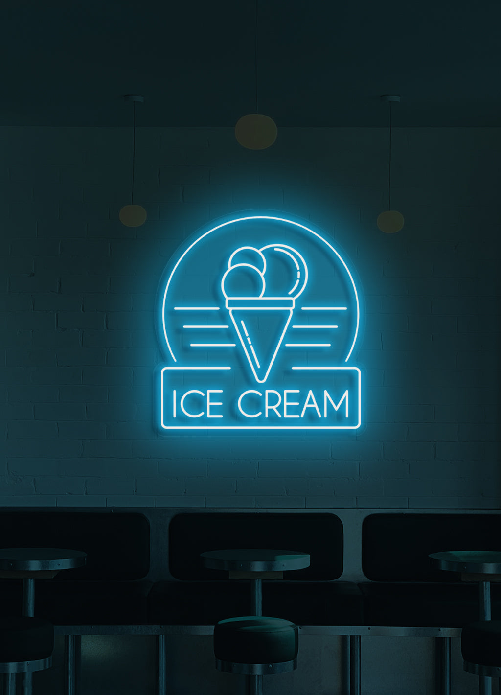 Ice cream - LED Neon skilt