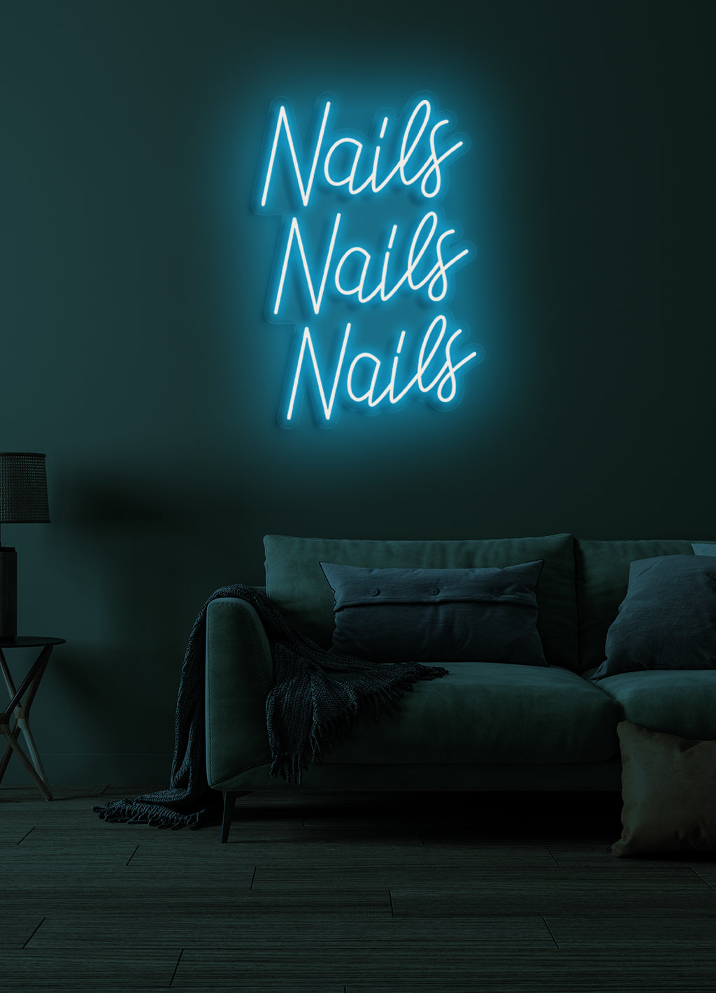 Nails Nails Nails - LED Neon-Schirm