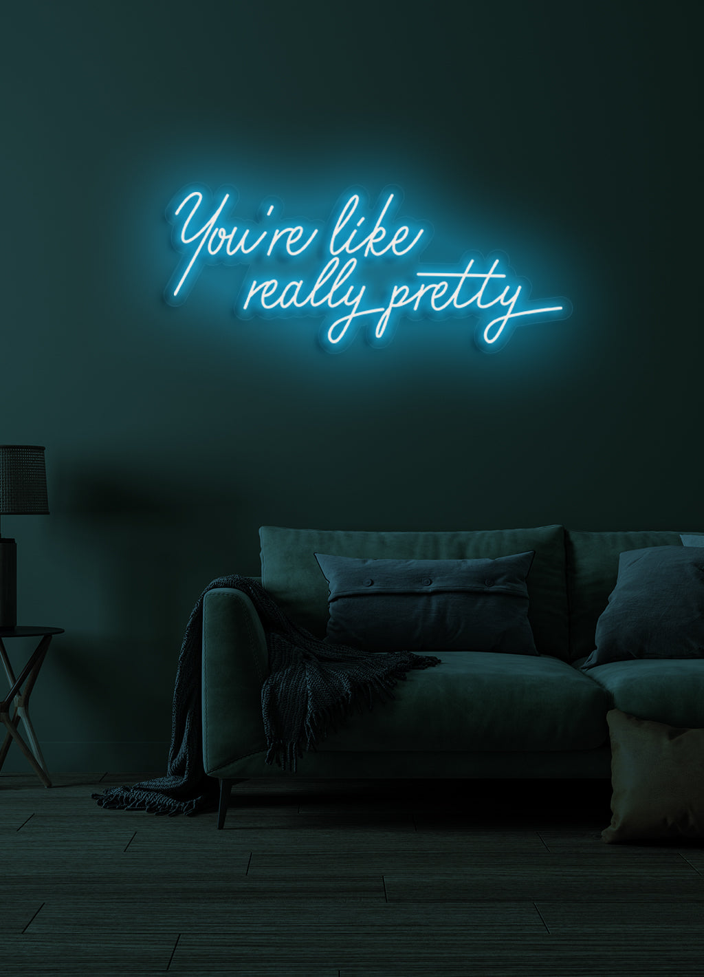 Du bist so hübsch - LED Neon Skilt